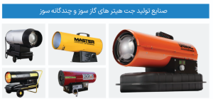 هیتر های گازسوز مهار مشعل سبز